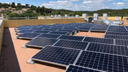 Panneau photovoltaïque dans le Gard